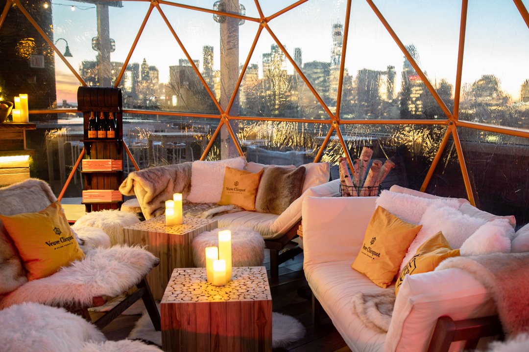 Clicquot Chalet At Mr Purple In Nyc Emma Westchester